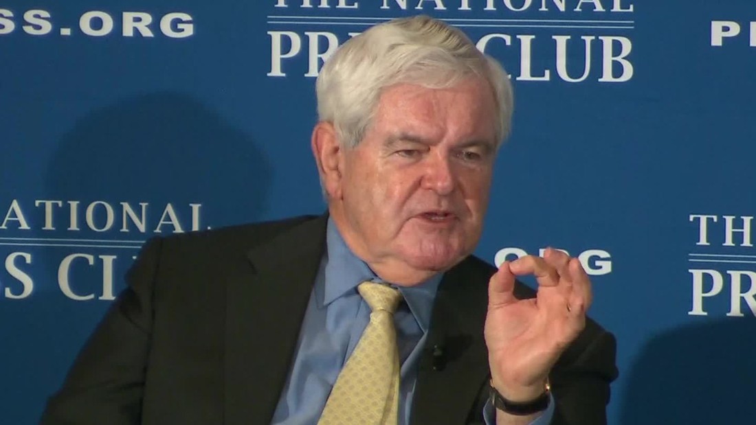 Newt Gingrich Trump Cannot Obstruct Justice Cnn Video