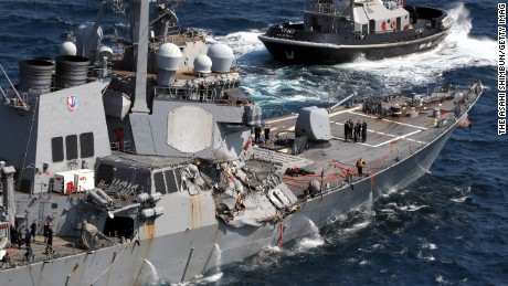 USS Fitzgerald&#39;s leadership removed from their duties over June collision