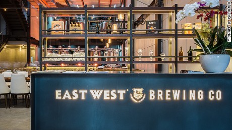 East West Brewing Company&#39;s set up. 