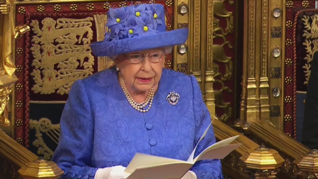 Queens Speech Unveils Somber Brexit Focused Agenda Cnn 