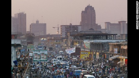  A view of Kinshasa city