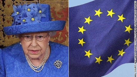 Was the Queen&#39;s hat an anti-Brexit message? 