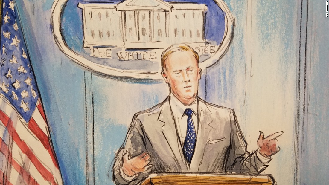 Cnn Sends Sketch Artist To Wh Press Briefing Cnn Video