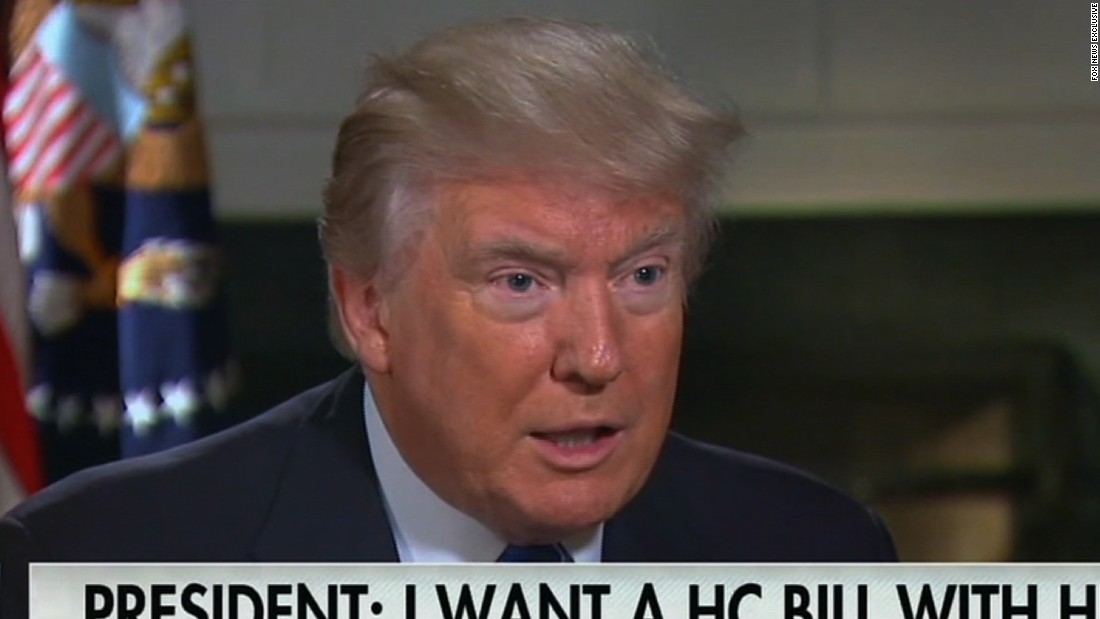 Trump Admits He Called Gop Health Bill Mean Cnn Video