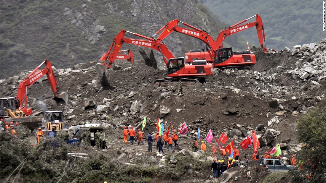 Massive landslide wipes out village in China's Sichuan Province