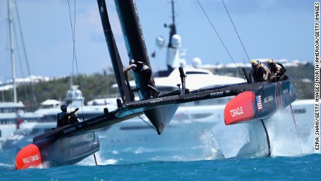 The new SailGP circuit will feature high-speed multihulls similar to those raced in the 2017 America&#39;s Cup. 
