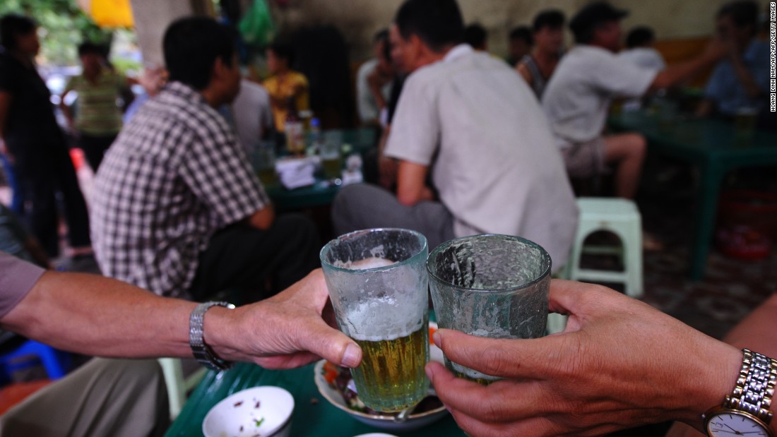The usual nightlife scene in Vietnam revolves around drinking Bia Hoi -- most commonly consumed street-side on tiny plastic stools. At 30 cents a pint, it&#39;s a light and easy choice with just 3% alcohol content.