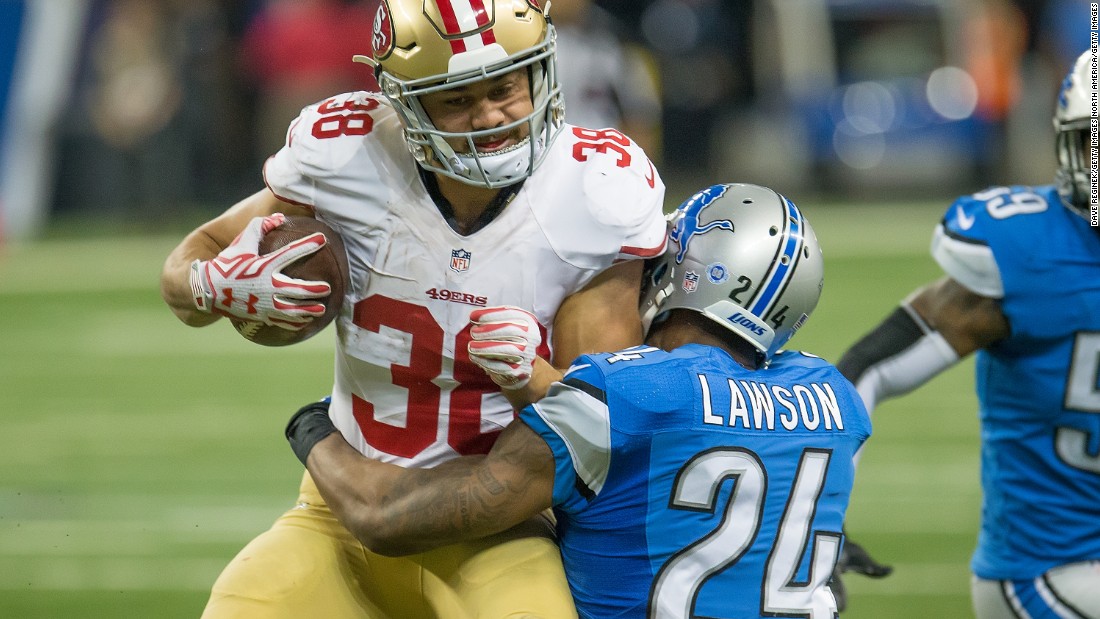 Australian Jarryd Hayne, primarily a rugby league player, signed for the San Francisco 49ers in 2014. After two years in the States and a brief spell playing sevens for Fiji, Hayne is now back playing in Australia&#39;s NRL.