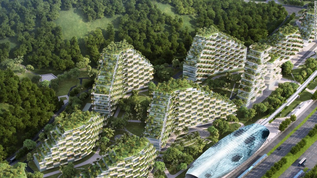 China unveils plans for pollution-eating 'Forest City' - CNN Style