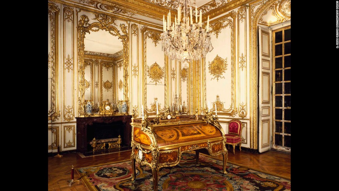 Louis XV&#39;s study at Versailles.