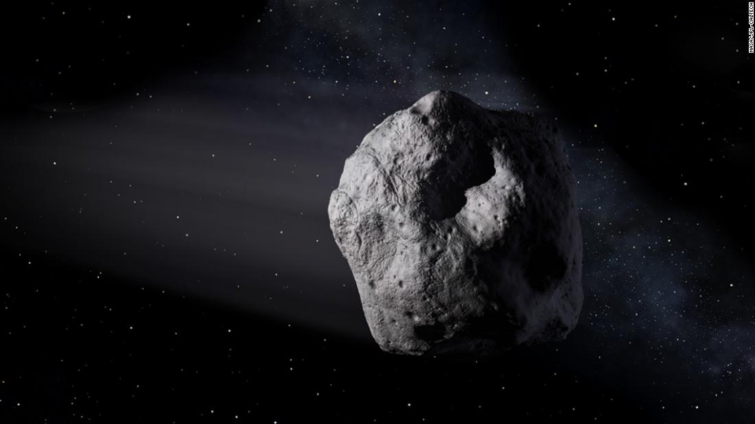 A huge, kilometer-wide asteroid will pass by Earth today