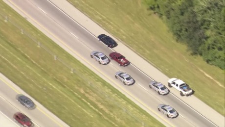 End to police car chase caught on camera - CNN Video