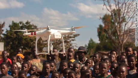 UNICEF is pilot testing the use of drones for humanitarian purposes in Kasungu District.