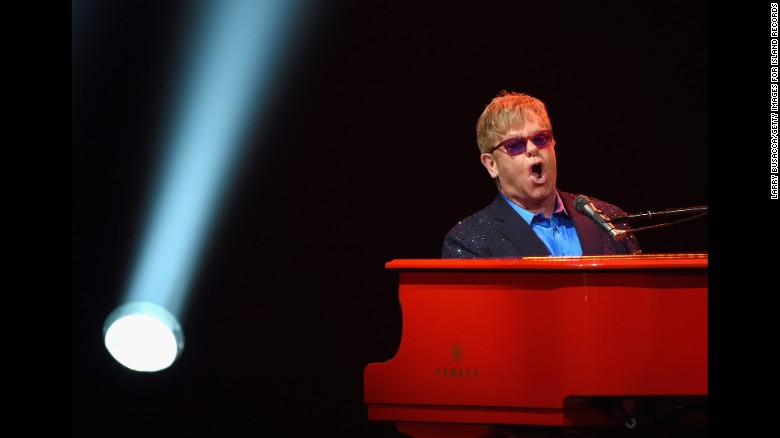 <a href="http://www.cnn.com/2013/06/04/showbiz/elton-john-fast-facts/index.html">Elton John</a> is one of the best-selling recording artists of all time. <a href="https://www.billboard.com/articles/columns/chart-beat/7735709/elton-john-biggest-billboard-hot-100-hits" target="_blank">The singer has charted more than 60 songs on Billboard's Hot 100 list</a>, including nine No. 1 hits. <a href="https://www.grammy.com/grammys/artists/elton-john" target="_blank">The five-time Grammy winner </a>was inducted into the <a href="https://www.rockhall.com/inductees/elton-john" target="_blank">Rock &amp; Roll Hall of Fame in 1994</a> and knighted by Queen Elizabeth II in 1998 for his music and work in AIDS charities. Take a look at the life of the legendary musician, here performing in Los Angeles in 2016: 