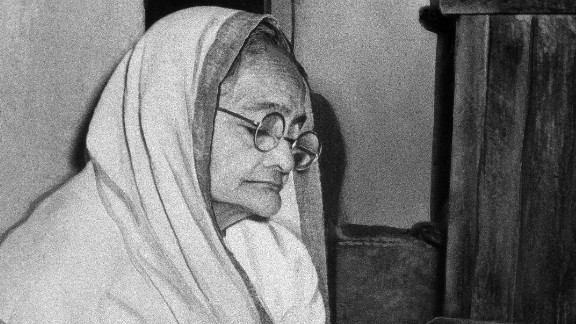 Shown in an undated photo, Kasturba Gandhi was the wife of Mahatma Gandhi. 

Along with many other prominent women of these times, she fought for India