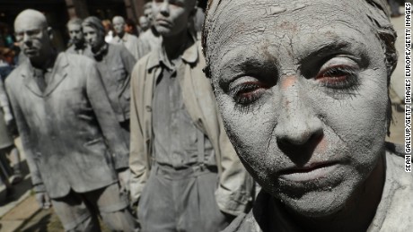 &#39;Zombies&#39; march through G20 summit city