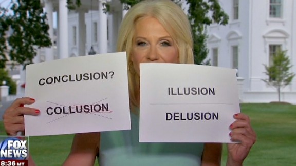 Kellyanne Conway Uses Flash Cards To Explain Russia Controversy Cnn