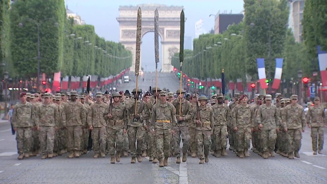 Tropas Estadounidenses Liderarán Desfile Militar En Francia Ante Trump Y Macron Cnn Video 