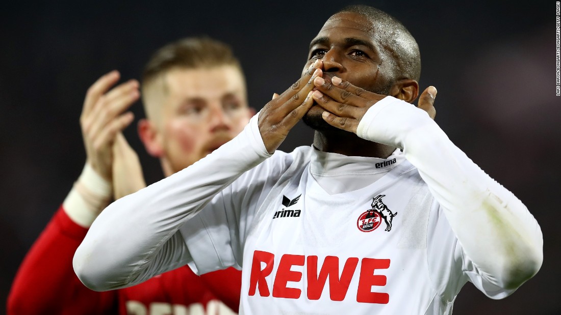 The 28-year-old Anthony Modeste had a late breakthrough season during the 2016/17 campaign where he found the back of the net 27 times in 37 appearances for FC Köln. Modeste joins a Tianjin side eager to challenge Guangzhou Evergrande&#39;s dominance after Luiz Felipe Scolari&#39;s team won the last six Chinese Super League titles. 