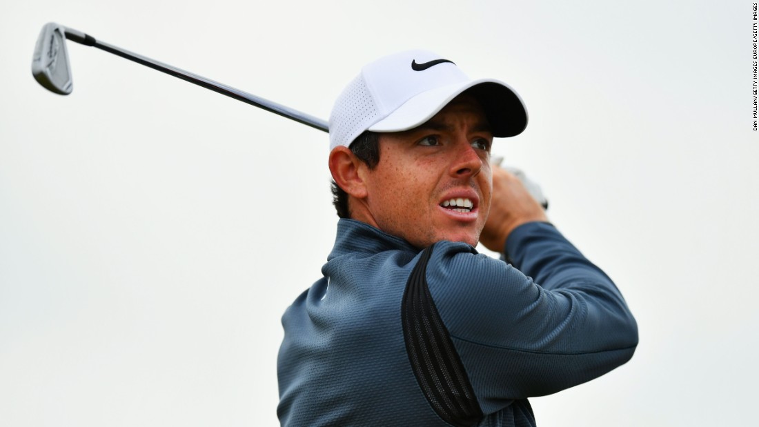 McIlroy was on the charge and played his way into contention with a 2-under-par 68 despite the breeze. 
