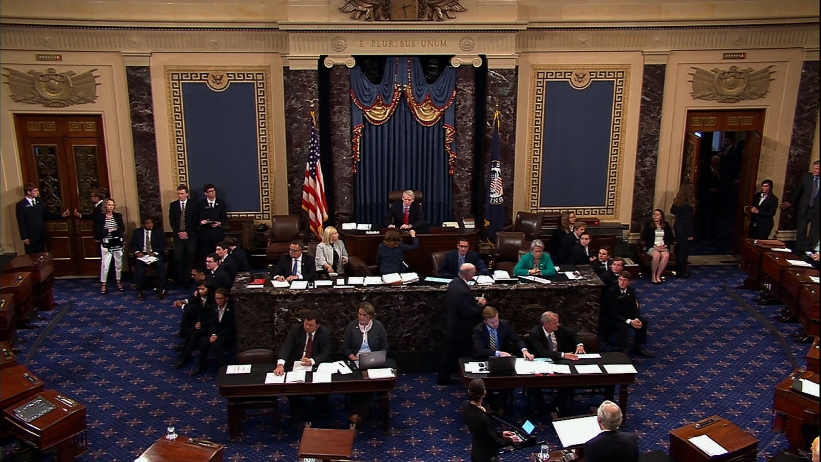 Protesters Disrupt Senate Floor Cnn Video