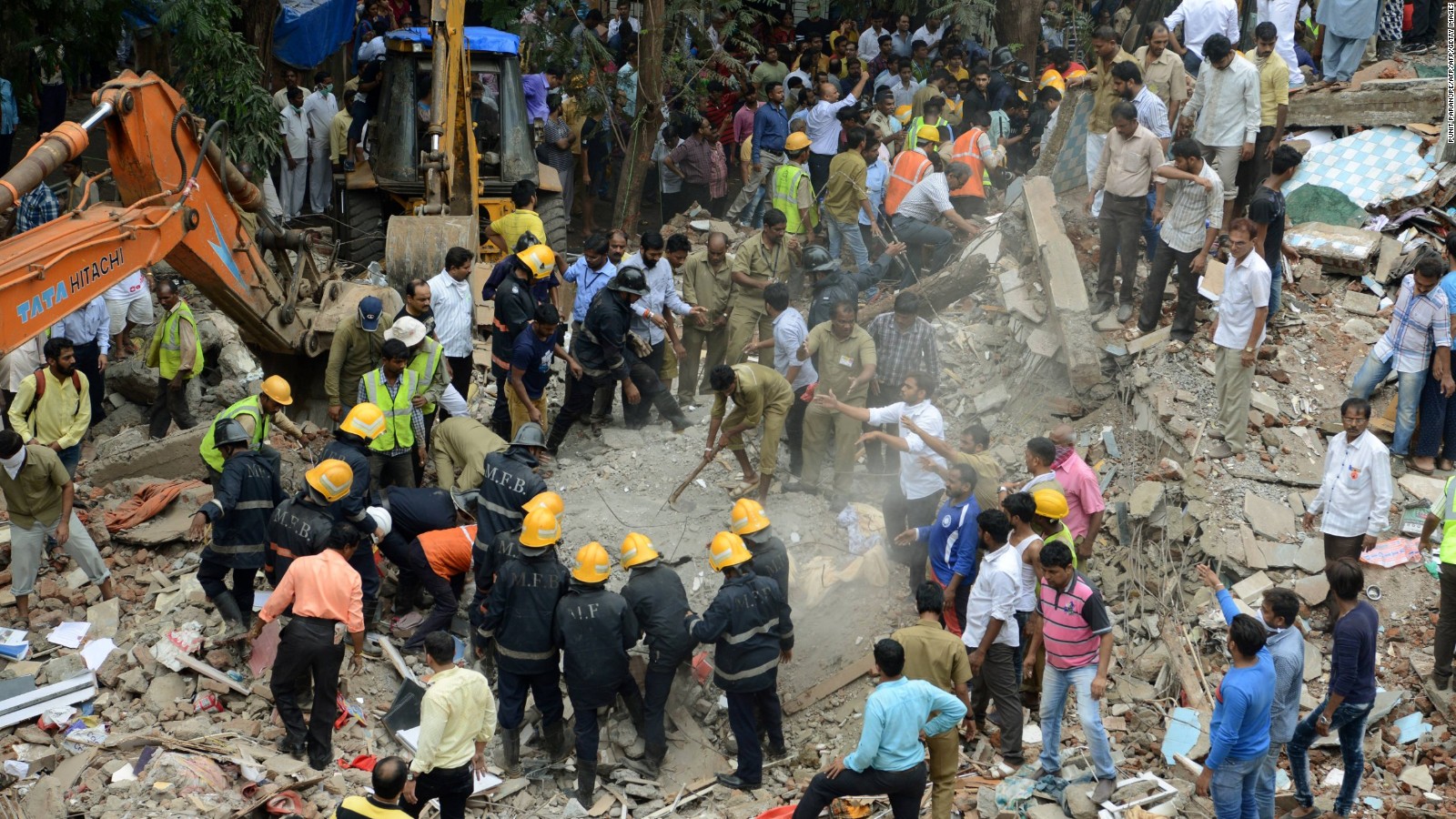 Ghatkopar building collapse: At least 17 killed, owner detained - CNN