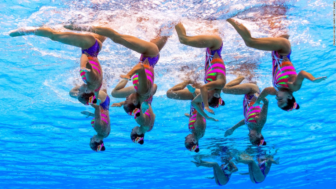 Described as &quot;ballet in the water,&quot; synchronized swimming can necessitate up to six hours a day of daily practice ... and a fair bit of time underwater.