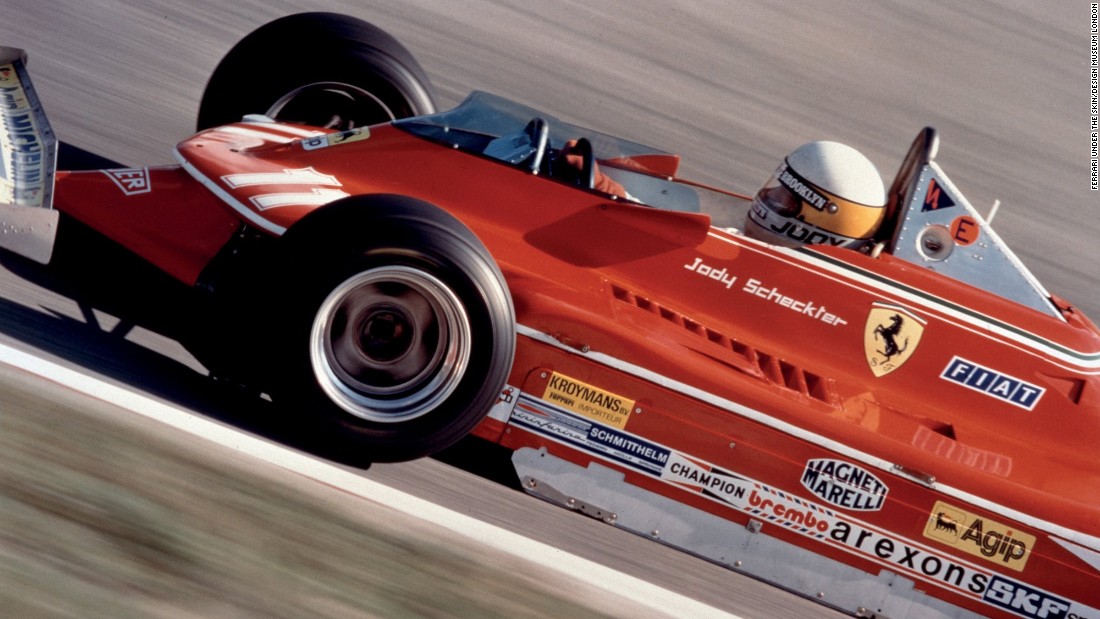 By the 1970s, Ferrari&#39;s F1 cars were capable of over 500bhp. South African driver Jody Scheckter, pictured, won the 1979 World Championship.