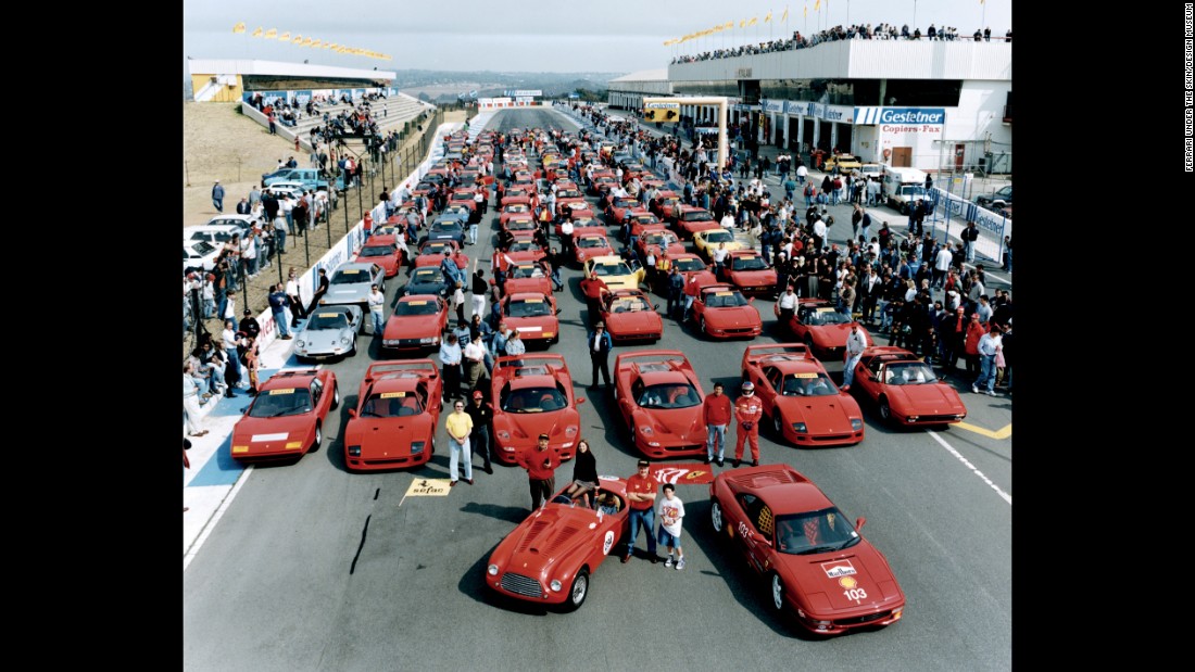 As the turn of the millennium approached, what had started with Enzo Ferrari facilitating gentlemen racing their cars had evolved into a global phenomenon. Here, racing enthusiasts gather at South Africa&#39;s Kyalami Circuit to celebrate Ferrari 50th Anniversary.