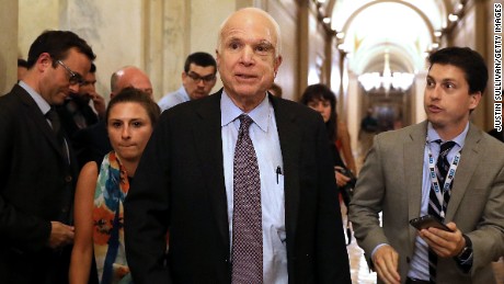 McCain bucked his party once. Will he do it again?