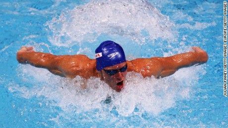 MANCHESTER, UNITED KINGDOM - APRIL 11:  Mark Foster of United Kingdom competes in the Men&#39;s 50m Butterfly Heat during the ninth FINA World Swimming Championships (25m) at the MEN Arena on April 11, 2008 in Manchester, England.  (Photo by Julian Finney/Getty Images)