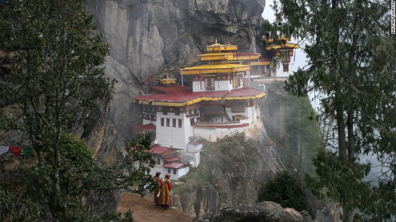 Bhutan places a tight control on tourism, including visits to the Tiger&#39;s Nest, a sacred Buddhist site on a cliffside.