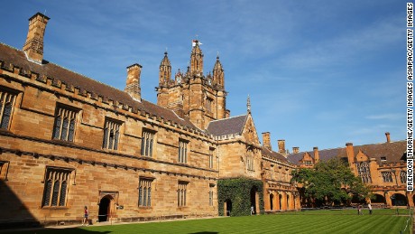  A general view of Sydney University campus on April 6, 2016.