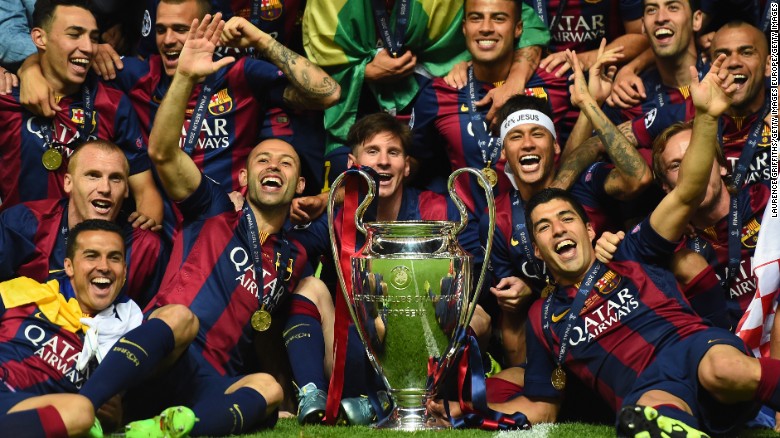 The last time Barcelona won the Champions League was way back in 2015.