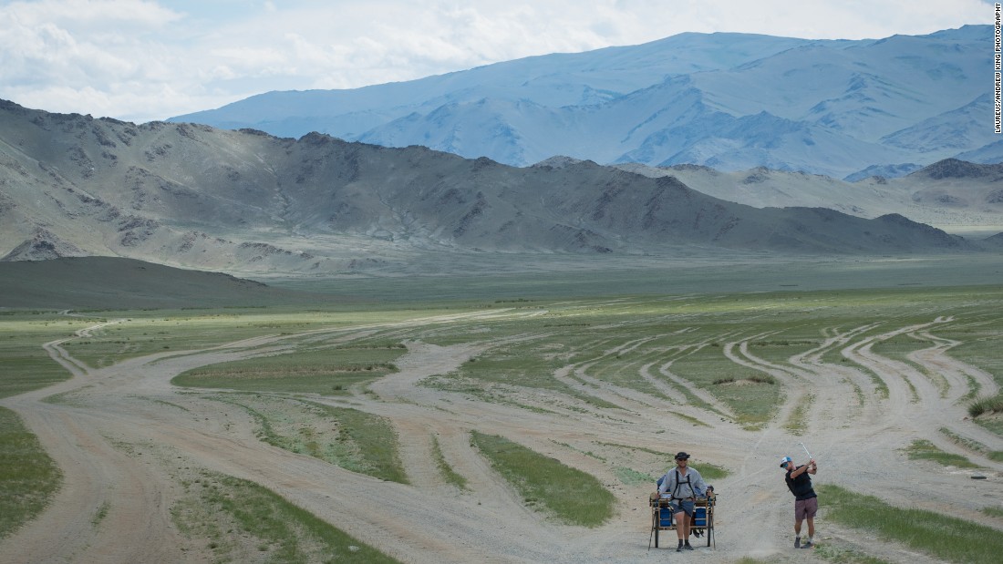 Rutland and Rolston quickly discovered that the varied Mongolian landscape was a far cry from your average golf course.&lt;br /&gt;