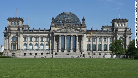 The Reichstag building in Berlin houses the Bundestag, Germany's federal parliament