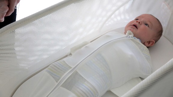 baby swing that baby lays on tummy