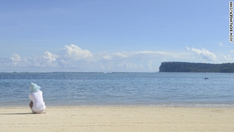 Guam, with its white-sand beaches, is a popular tourist destination.