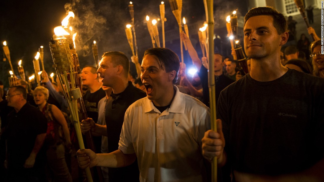 Image result for charlottesville tiki torches march