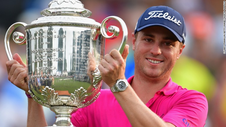 Justin Thomas claims Wanamaker trophy 