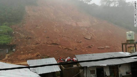 Mudslides kill hundreds in Sierra Leone