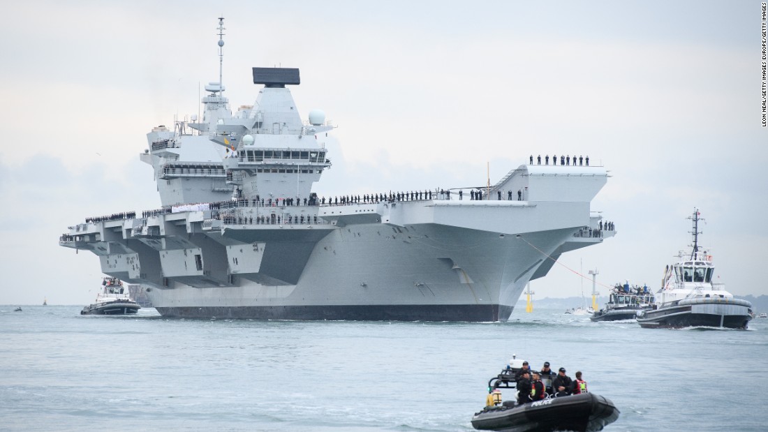 UK says aircraft carrier strike group is ready to deploy. China's ...