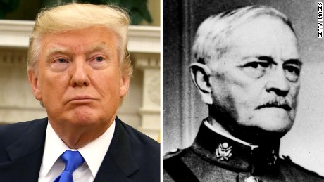 Trump tweets debunked legend about US general