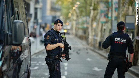 Spain attacks: Police probe suspected bomb factory for clues