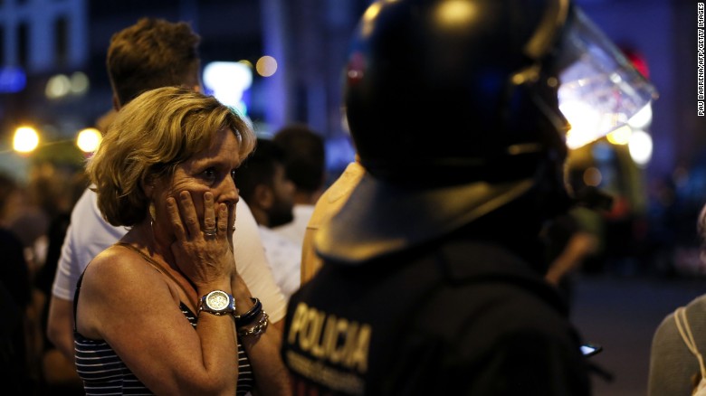 Barcelona terror attack: Police seek driver
