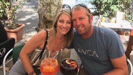 American Jared Tucker was on a two-week European trip with his wife, Heidi Nunes.