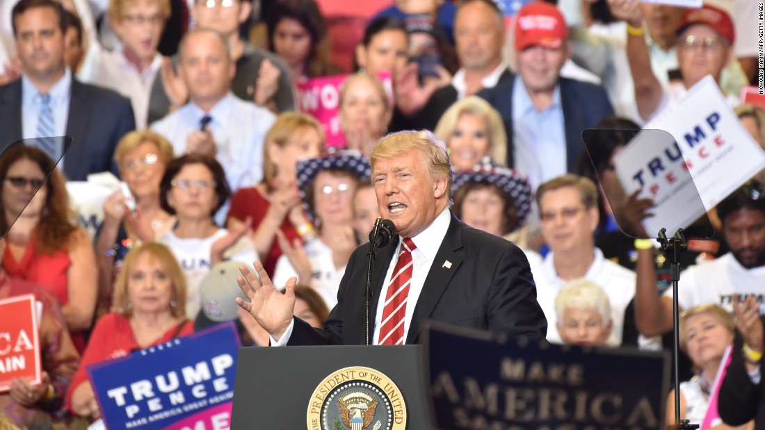 Trump Fumes At Staff Over Phoenix Rally Crowd Size Cnnpolitics