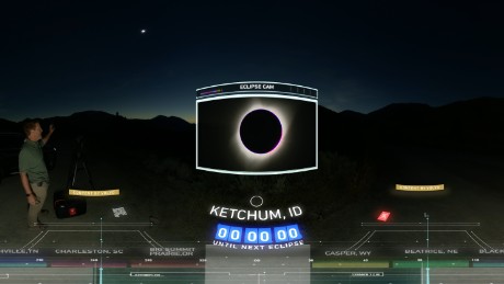Best Moments of the Eclipse in 360°