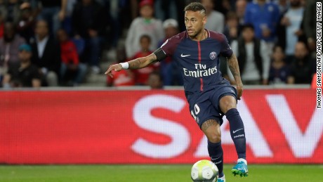 Neymar moved from Barcelona to PSG in the summer for $263m