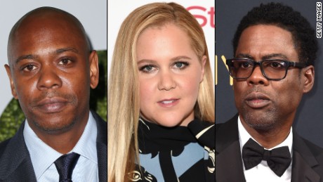 Dave Chappelle, Amy Schumer and Chris Rock